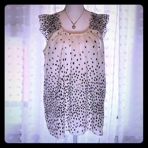 Gap Sz L sleeveless blouse